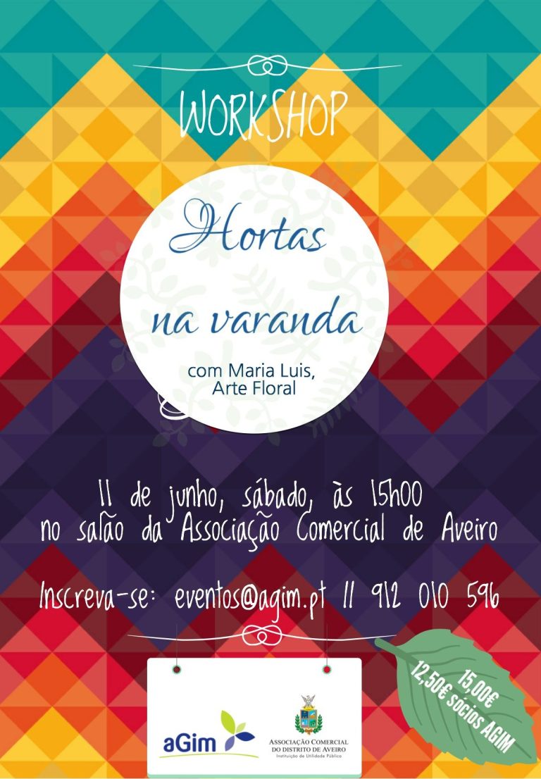 Workshop explica a fazer horta na varanda