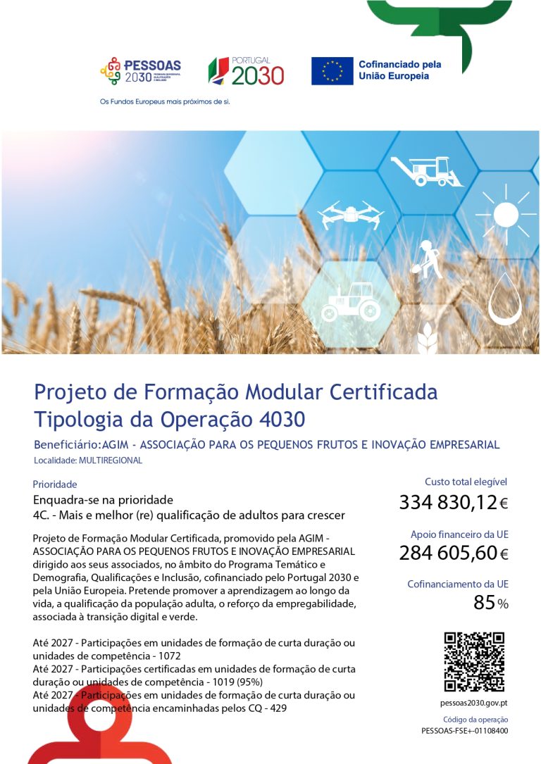 PESSOAS2030 – Formação modular certificada